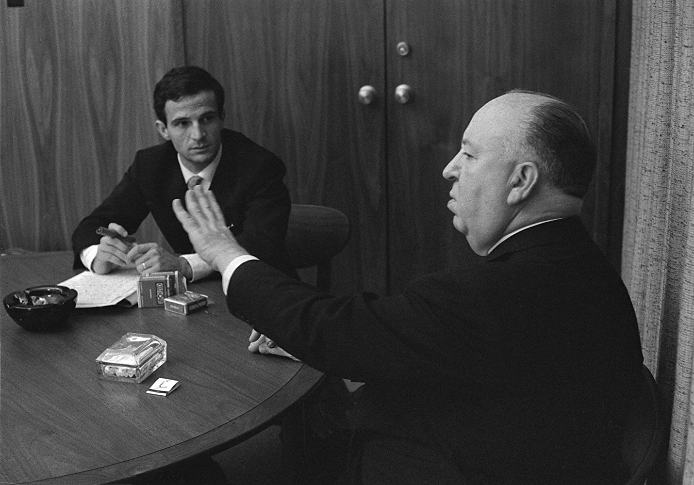 Truffaut interviews Alfred Hitchcock.
