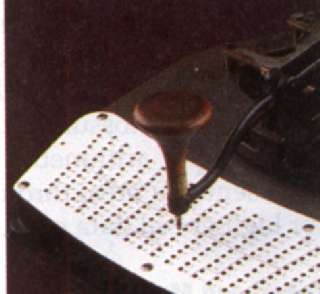 Hollerith's machine, detail.