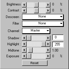 Scan Wizard, additional settings